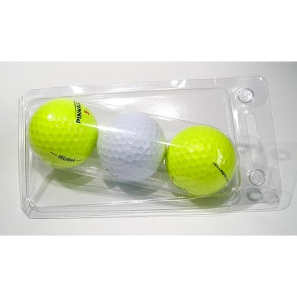 Visipak Thermoform-CLAMSHELL-#103-2-0.010-PVC-CLEAR-3 BALL ROUND BOTTOM, 1000PK 103-2TF - main